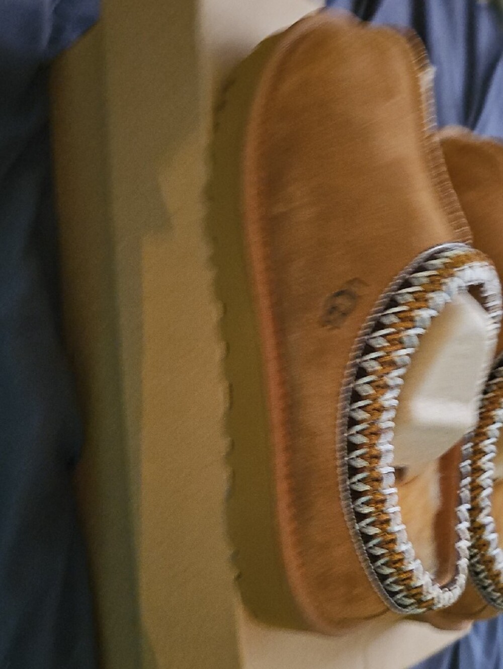 Ugg Women's Tasman Cozy Shearling-Lined Slip-On Slippers - Brown - Picture 4 of 6